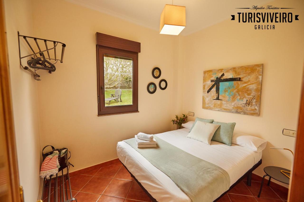 Casa En La Playa De Area Con Finca Privada Viveiro Exteriér fotografie