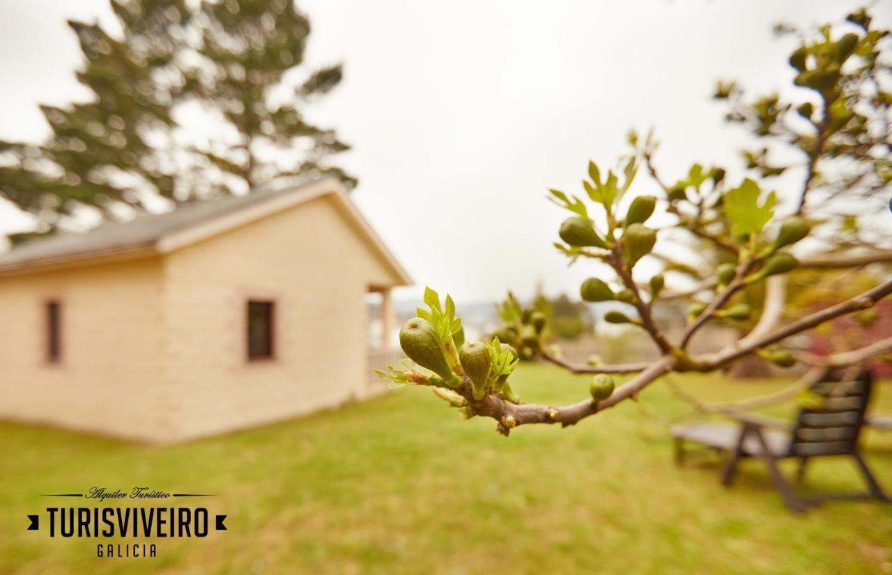Casa En La Playa De Area Con Finca Privada Viveiro Exteriér fotografie