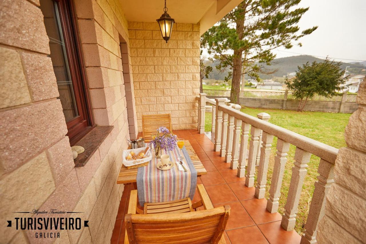 Casa En La Playa De Area Con Finca Privada Viveiro Exteriér fotografie