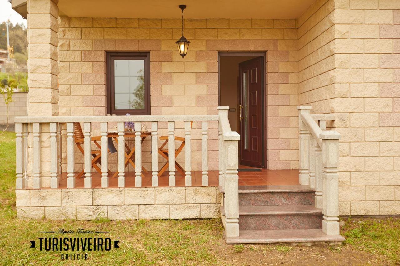 Casa En La Playa De Area Con Finca Privada Viveiro Exteriér fotografie